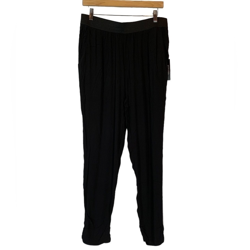 Vertigo Black Lightweight Pull On Dress Pants - size XL